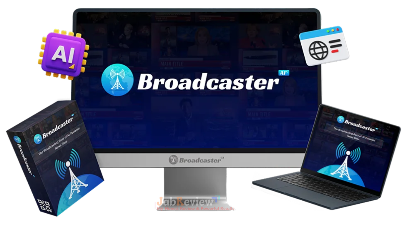 Broadcaster AI Review – Create Unlimited Self-Updating, SEO-Optimized Broadcasting Site