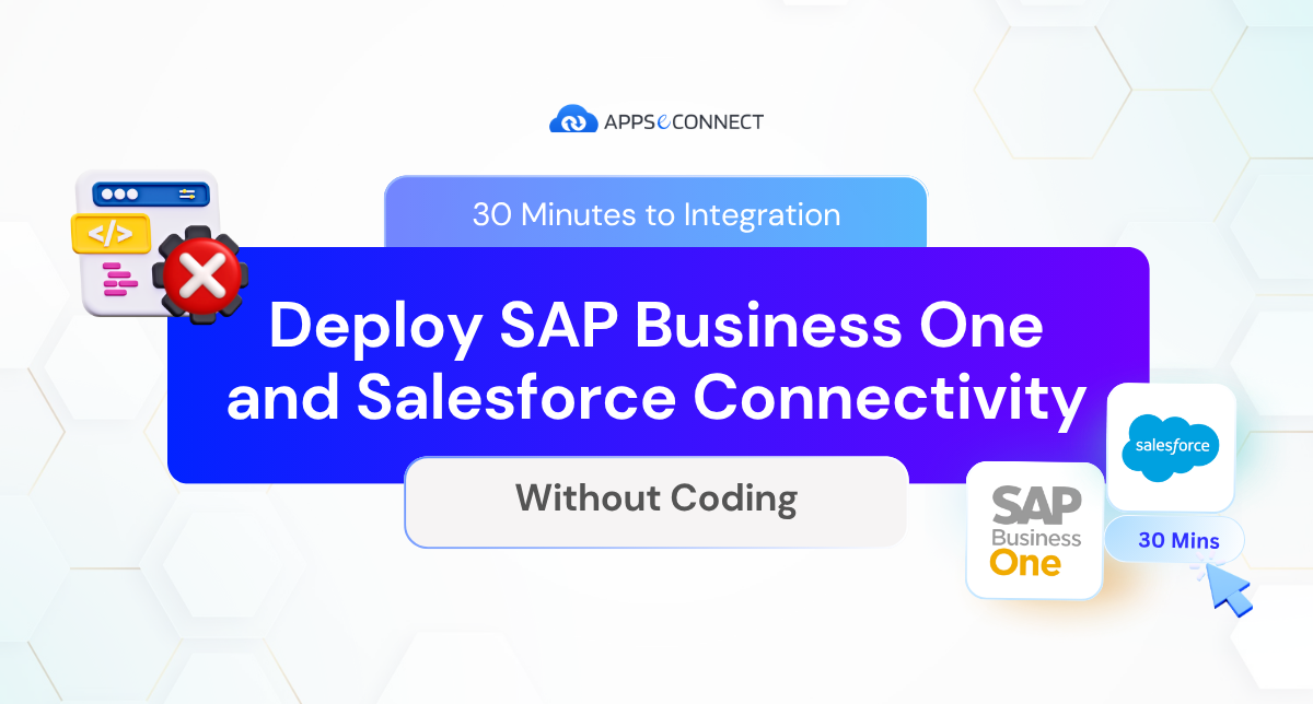 30 Minutes to Integration: Deploy SAP Business One and Salesforce Connectivity Without Coding