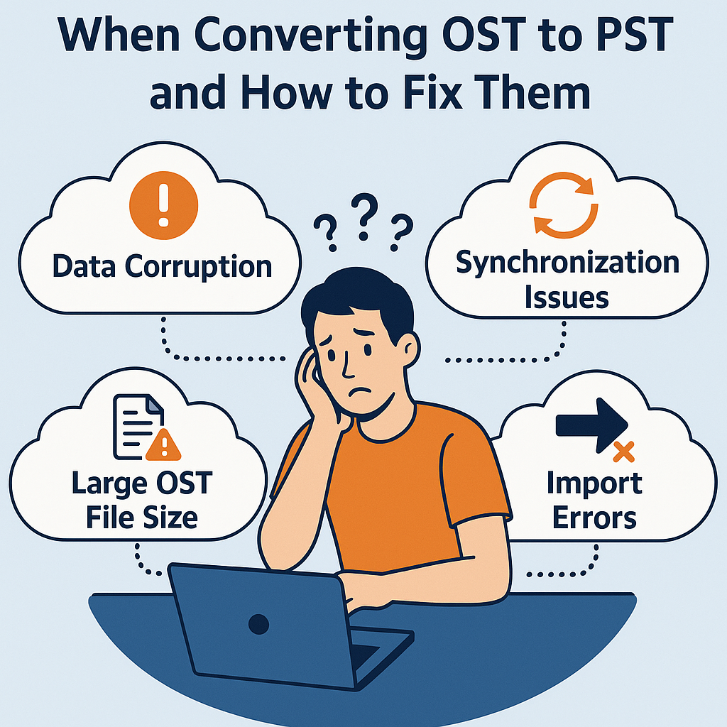 Common Problems When Converting OST to PST and How to Fix Them