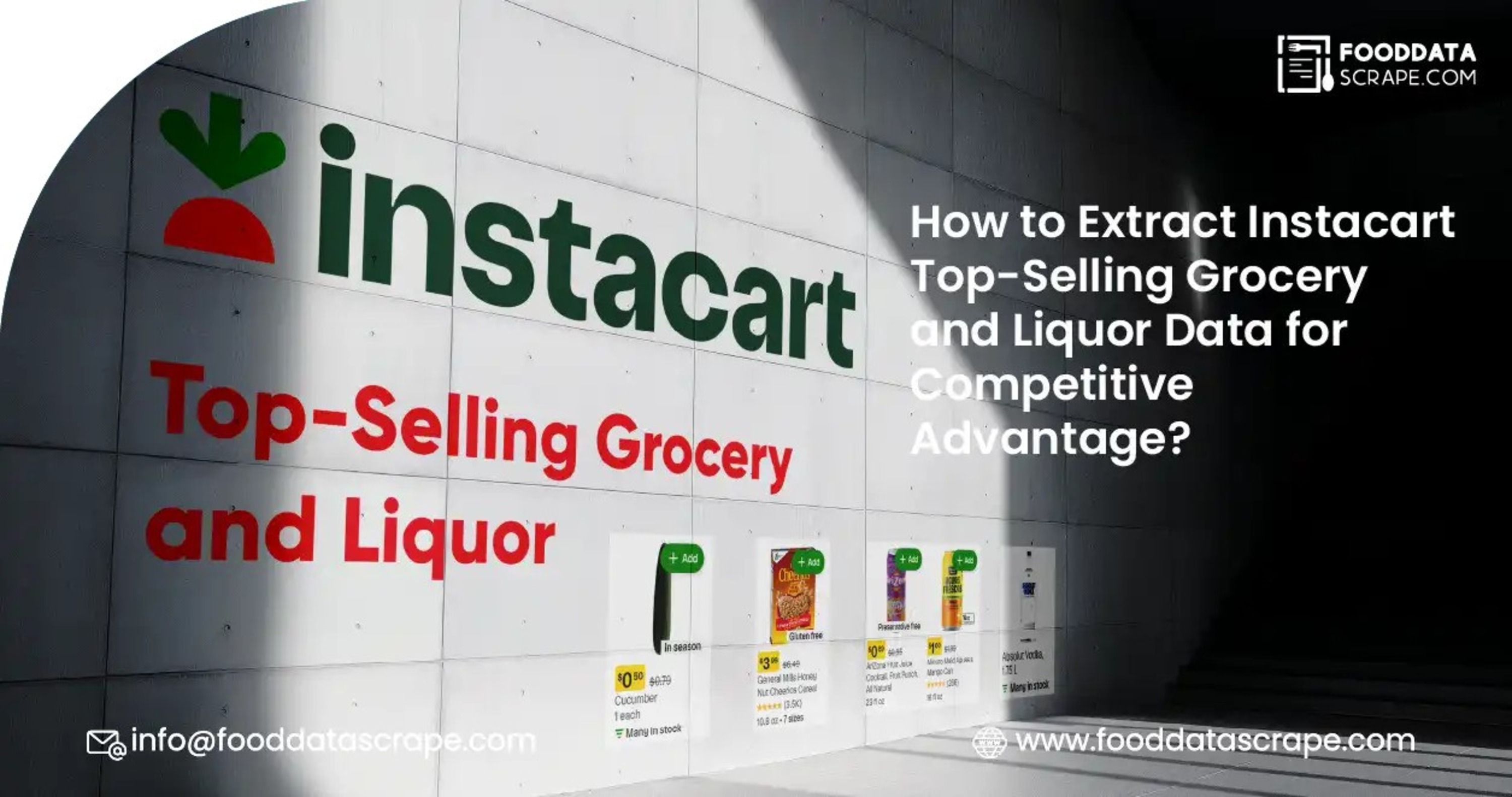 Extract Instacart Top-Selling Grocery and Liquor Data