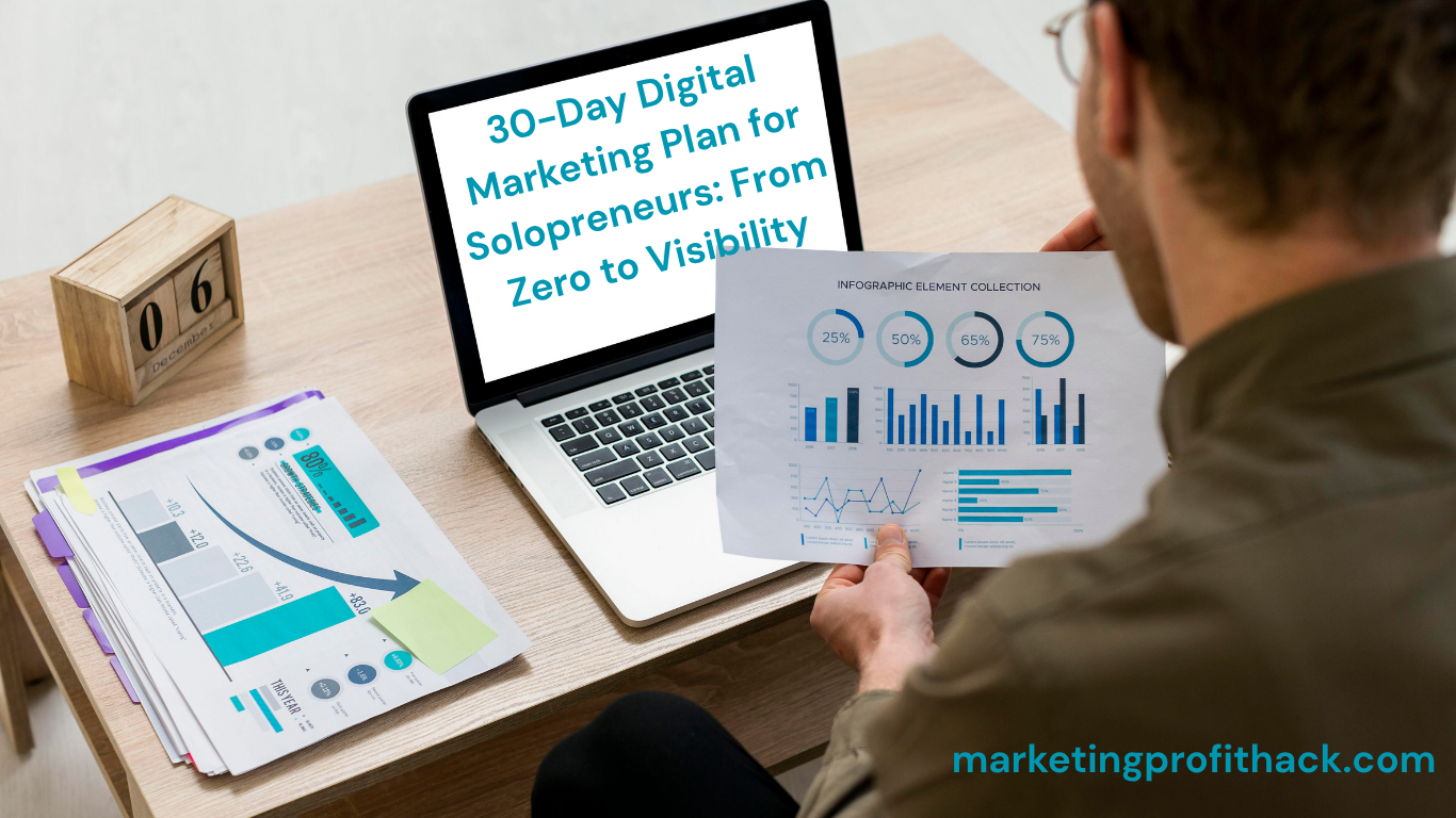 30-Day Digital Marketing Plan for Solopreneurs: From Zero to Visibility