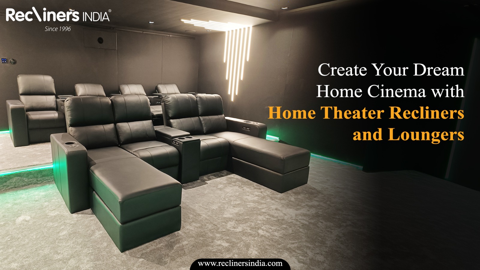 Bring the Cinema Home with a Recliner Chair in Theatre Style