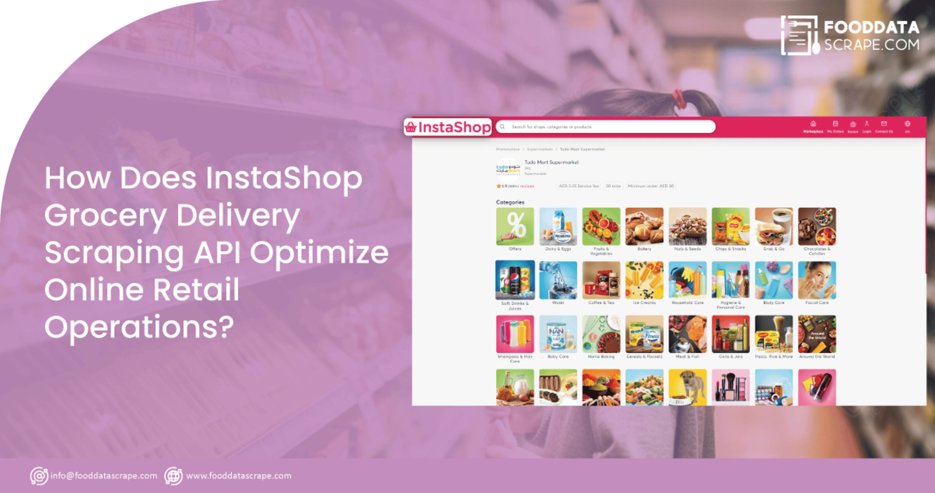 How Does InstaShop Grocery Delivery Scraping API Optimize Online Retail Operations?