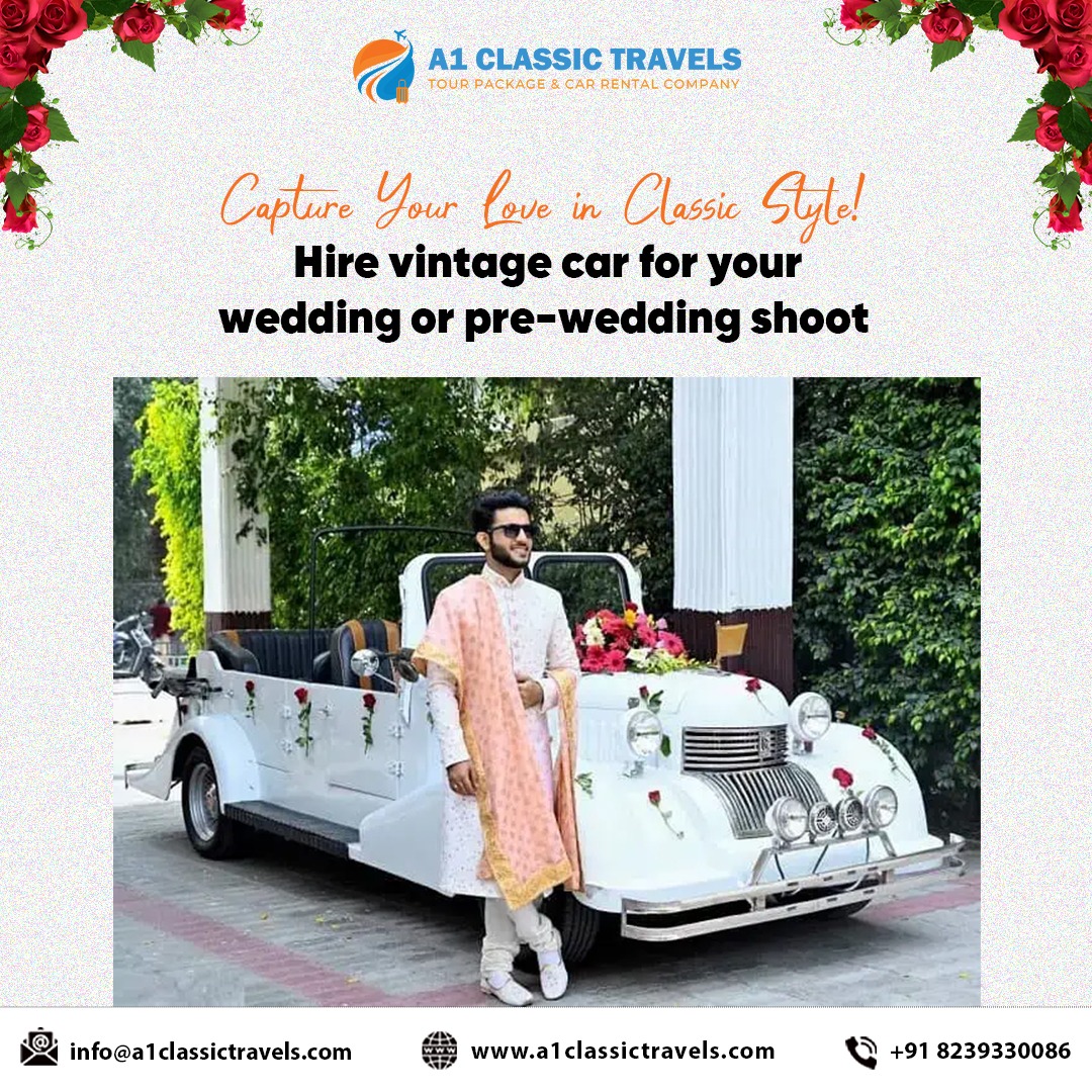 Wedding Car Rental in Jaipur – Vintage & Luxury Cars | A1 Classic Travels
