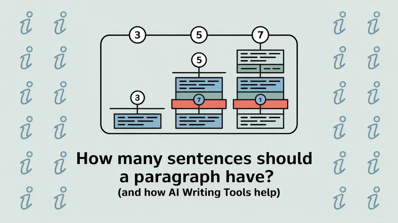 How Many Sentences Should a Paragraph Have? (And How AI Writing Tools Help)