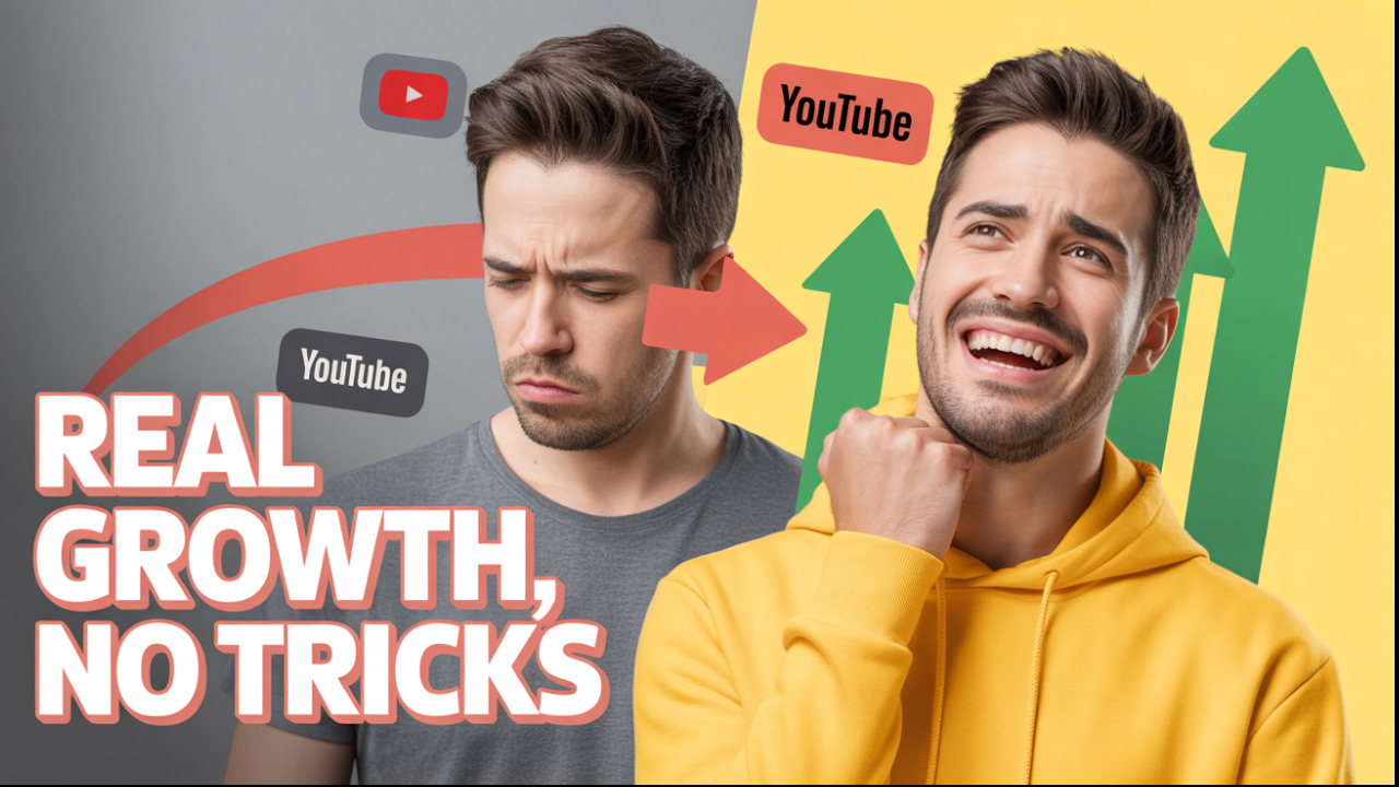 Want to Grow on YouTube? Here's the Real Way to Do It (No Tricks, Just Truth)