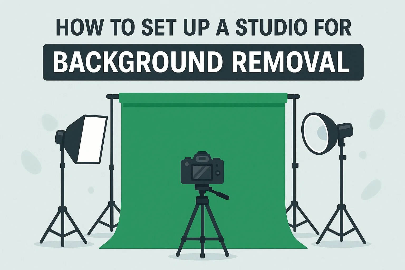 How to Set Up a Studio for Background Removal