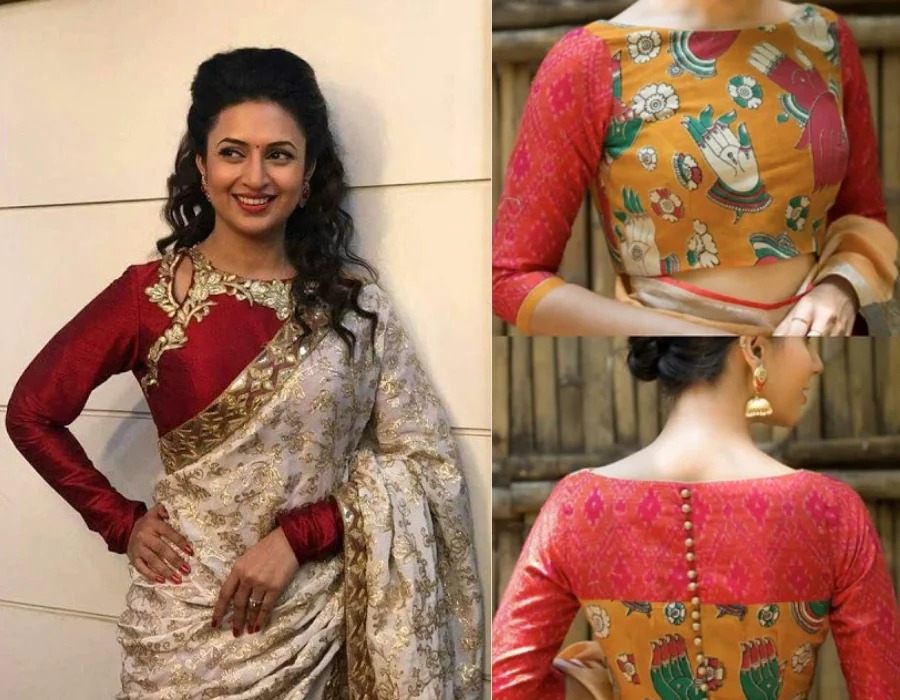 20 Boat Neck Blouse Designs That Never Go Out of Style