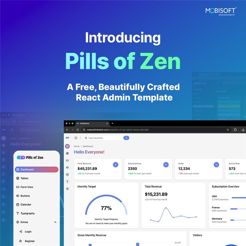 Introducing Pills of Zen: A Free, Beautifully Crafted React Admin Template