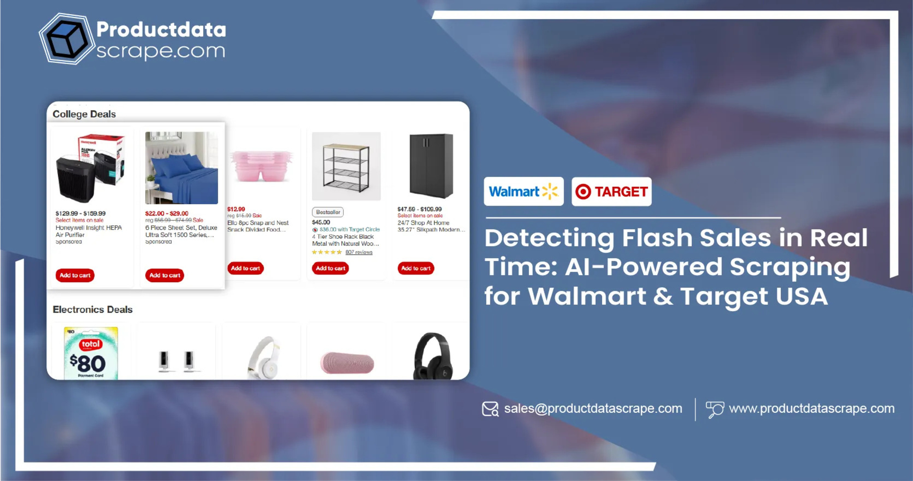 AI Flash Sale Scraping for Walmart & Target USA