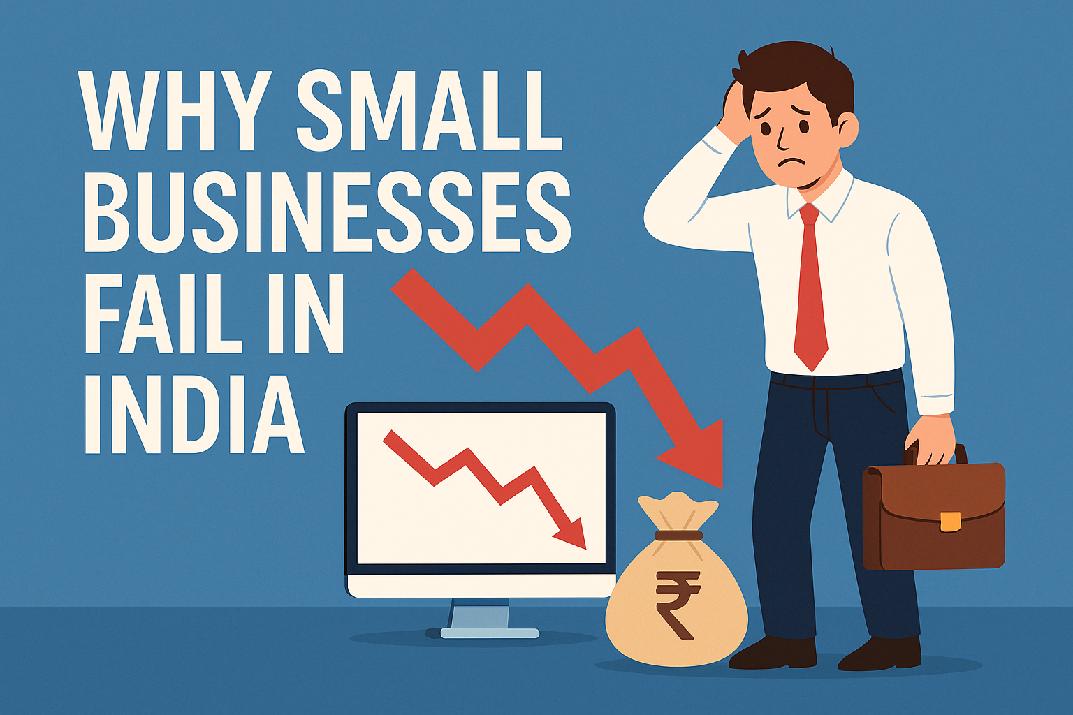 Top 5 Reasons Why Small Businesses Fail in India — And How You Can Avoid Them