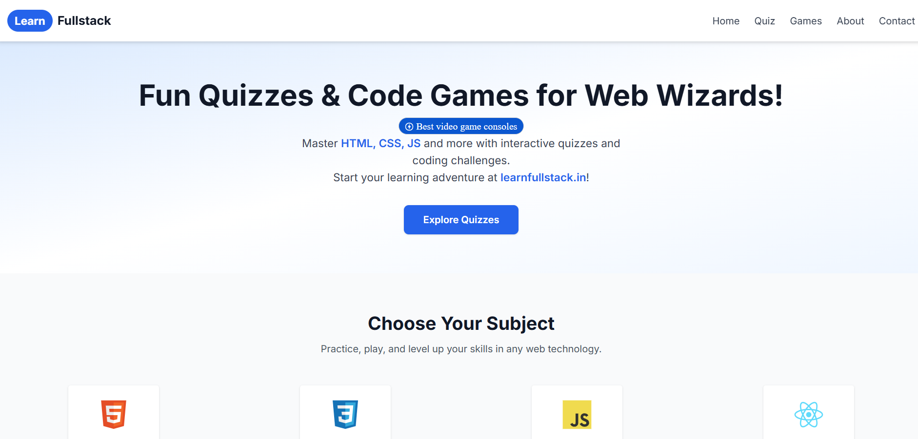 LearnFullStack.in: Your Ultimate Destination to Master Web Development