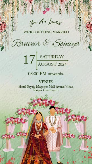 Marriage Invitation Template – Design the Perfect Wedding Card in Minutes