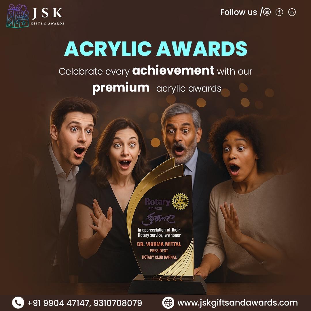 Crystal Trophy Manufacturers: Crafting Timeless Awards with JSK Gifts and Awards