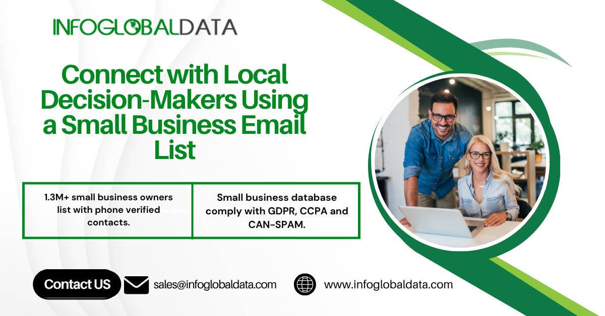 Connect with Local Decision-Makers Using a Small Business Email List | InfoGlobalData