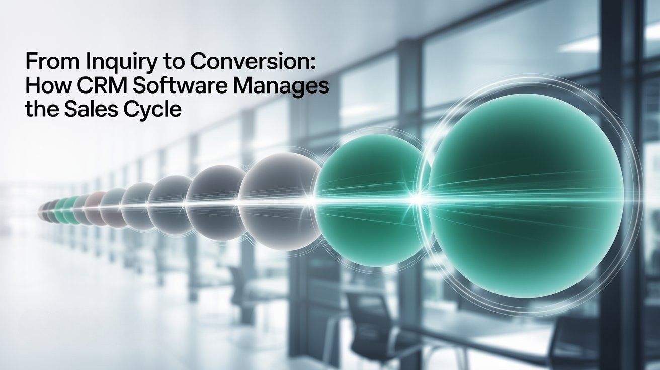 From Inquiry to Conversion: How CRM Software Manages the Sales Cycle