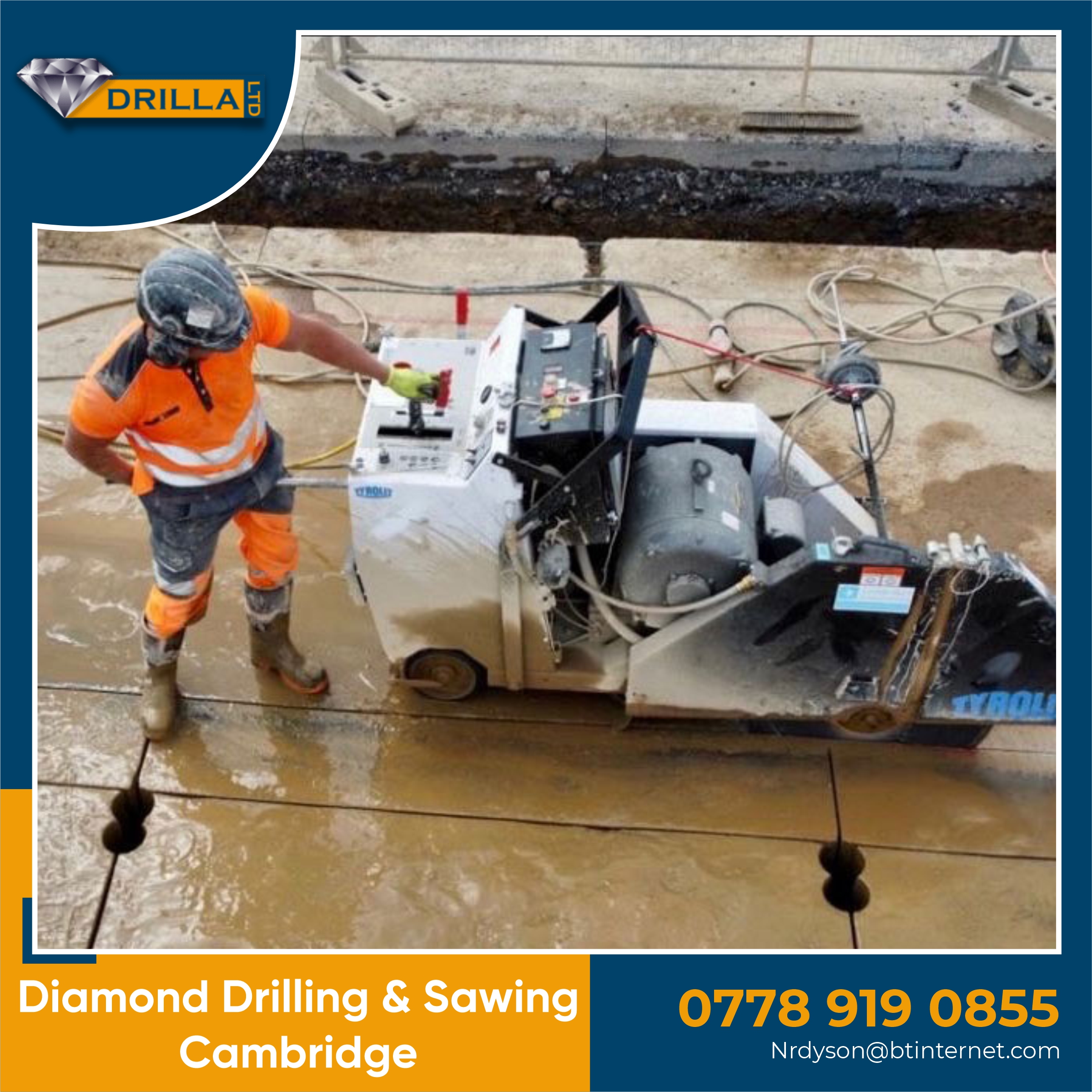 Diamond Drilling and Sawing Cambridge: Precision Cutting for Construction and Renovation