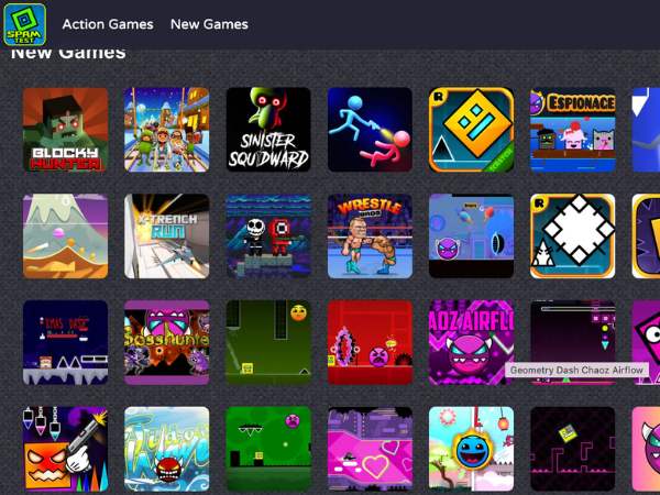 Play the best free games with Geometry Dash Spam Test
