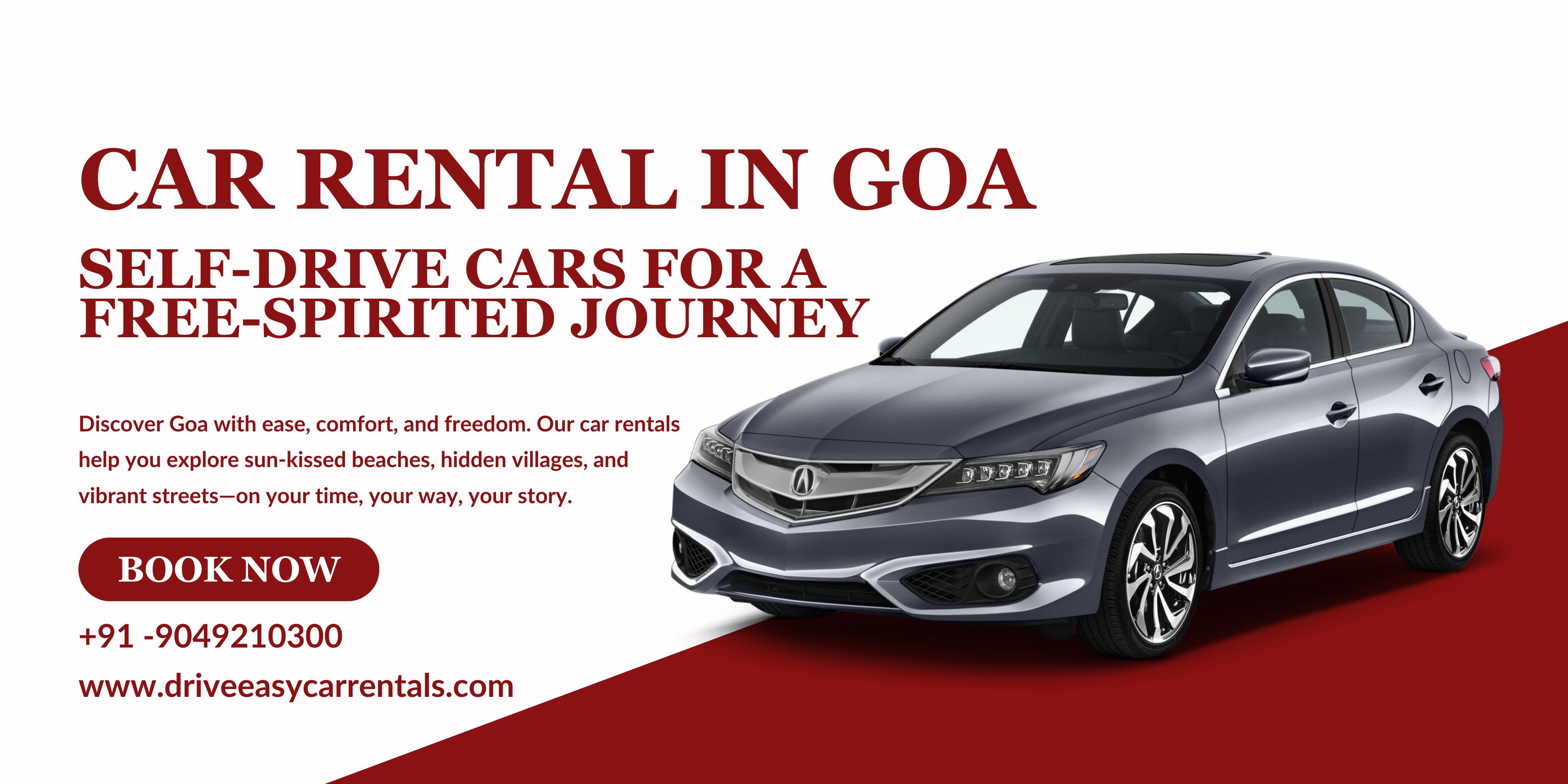 Car Rental in Goa – Explore Goa Your Way with Drive Easy Car Rentals