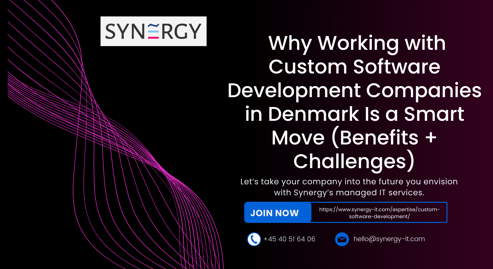 Why Working with Custom Software Development Companies in Denmark Is a Smart Move (Benefits + Challenges)