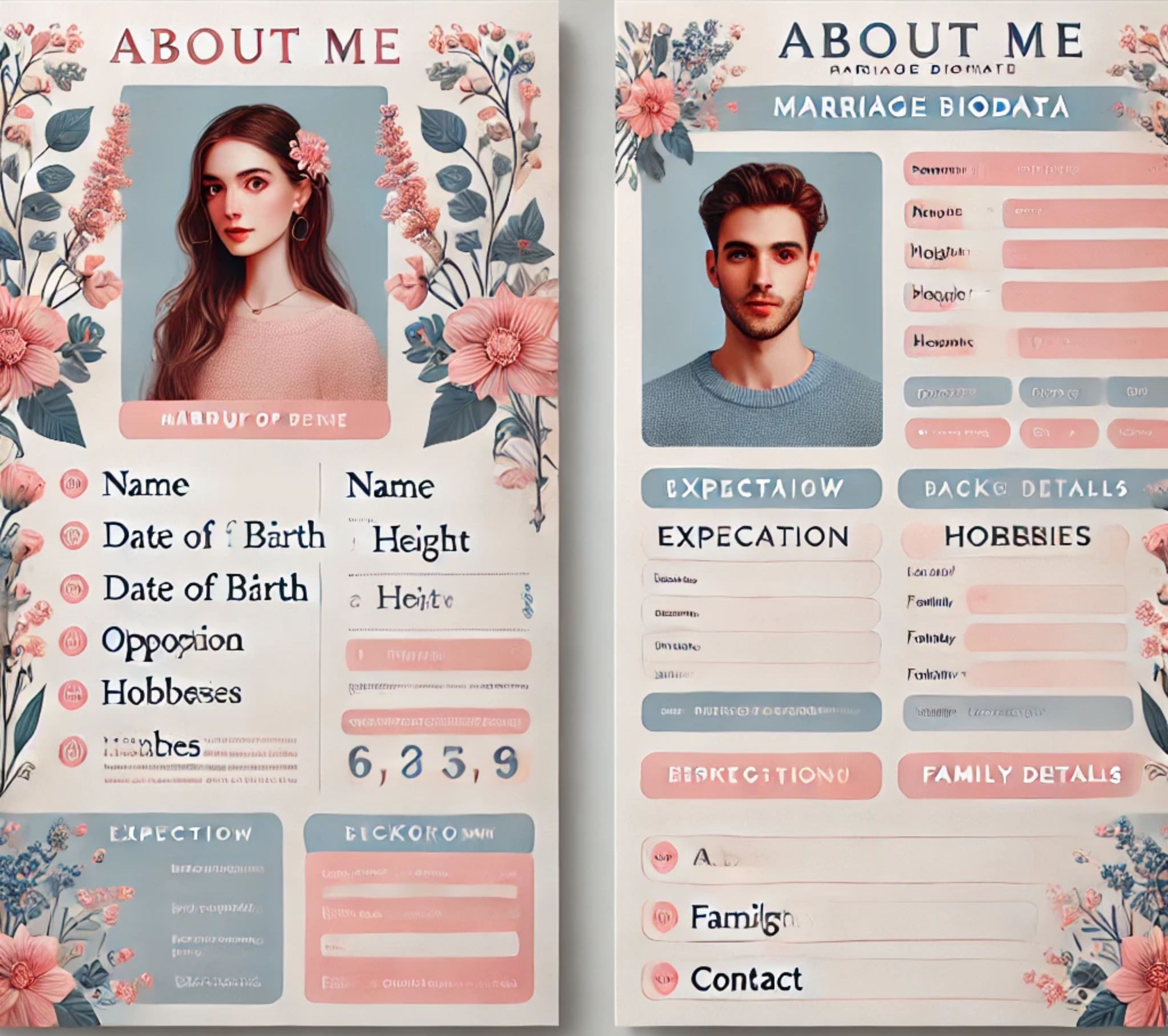 Marriage Bio Data Online Format 2025