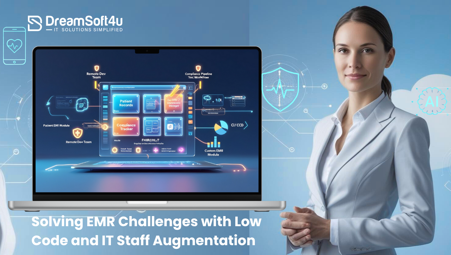 Solving EMR Challenges with Low-Code and IT Staff Augmentation
