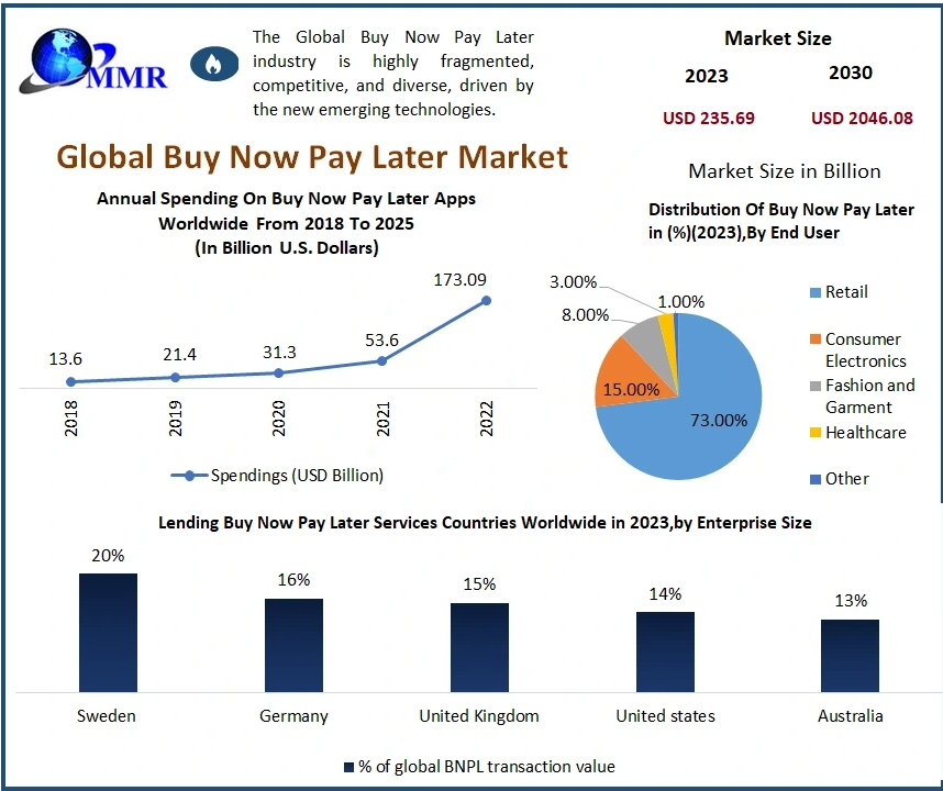 Buy Now Pay Later Market Segmentation and Revenue Forecast 2030