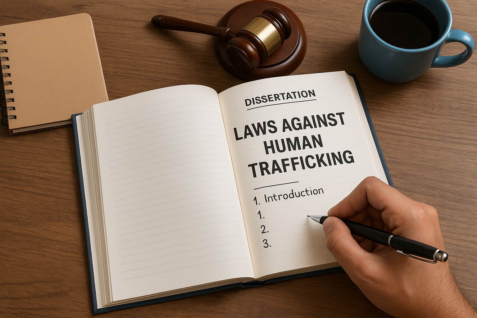 How Can One Write a Dissertation on Laws against Human Trafficking?