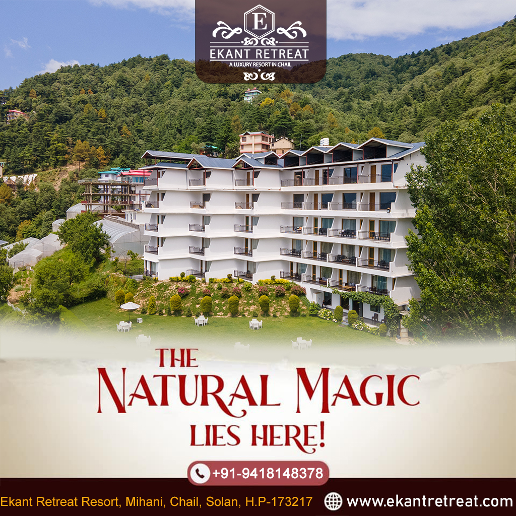 Experience Tranquility at a Scenic Resort in Chail, Himachal