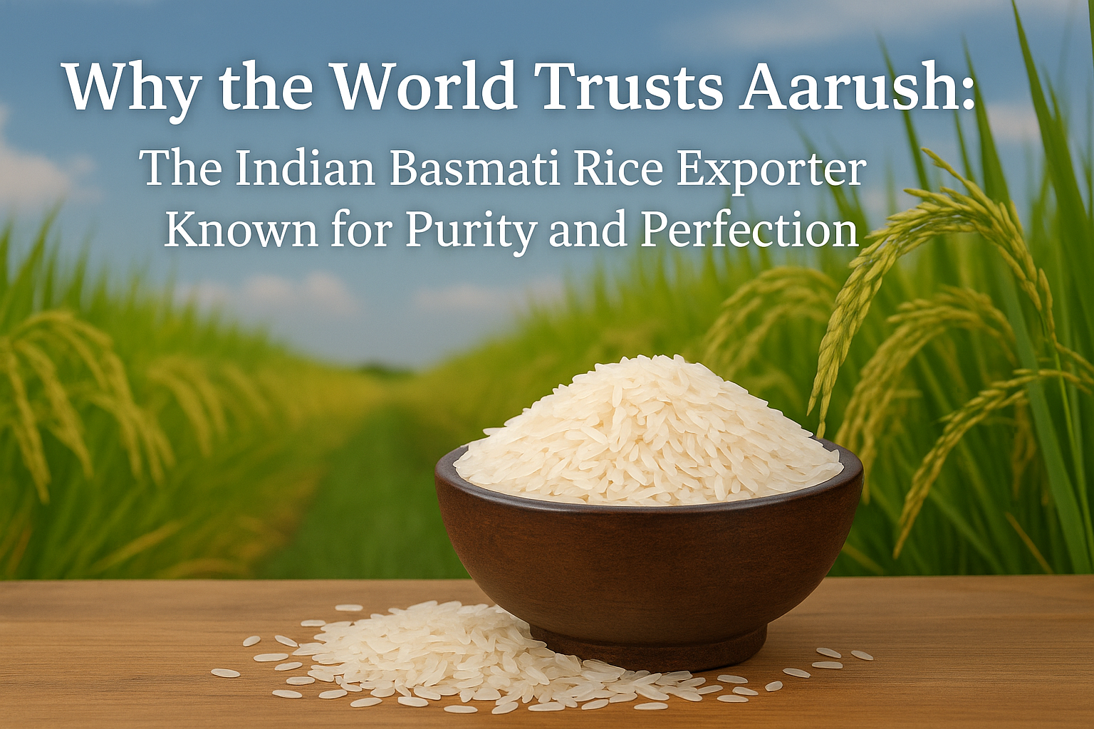 Why the World Trusts Aarush: The Indian Basmati Rice Exporter Known for Purity and Perfection