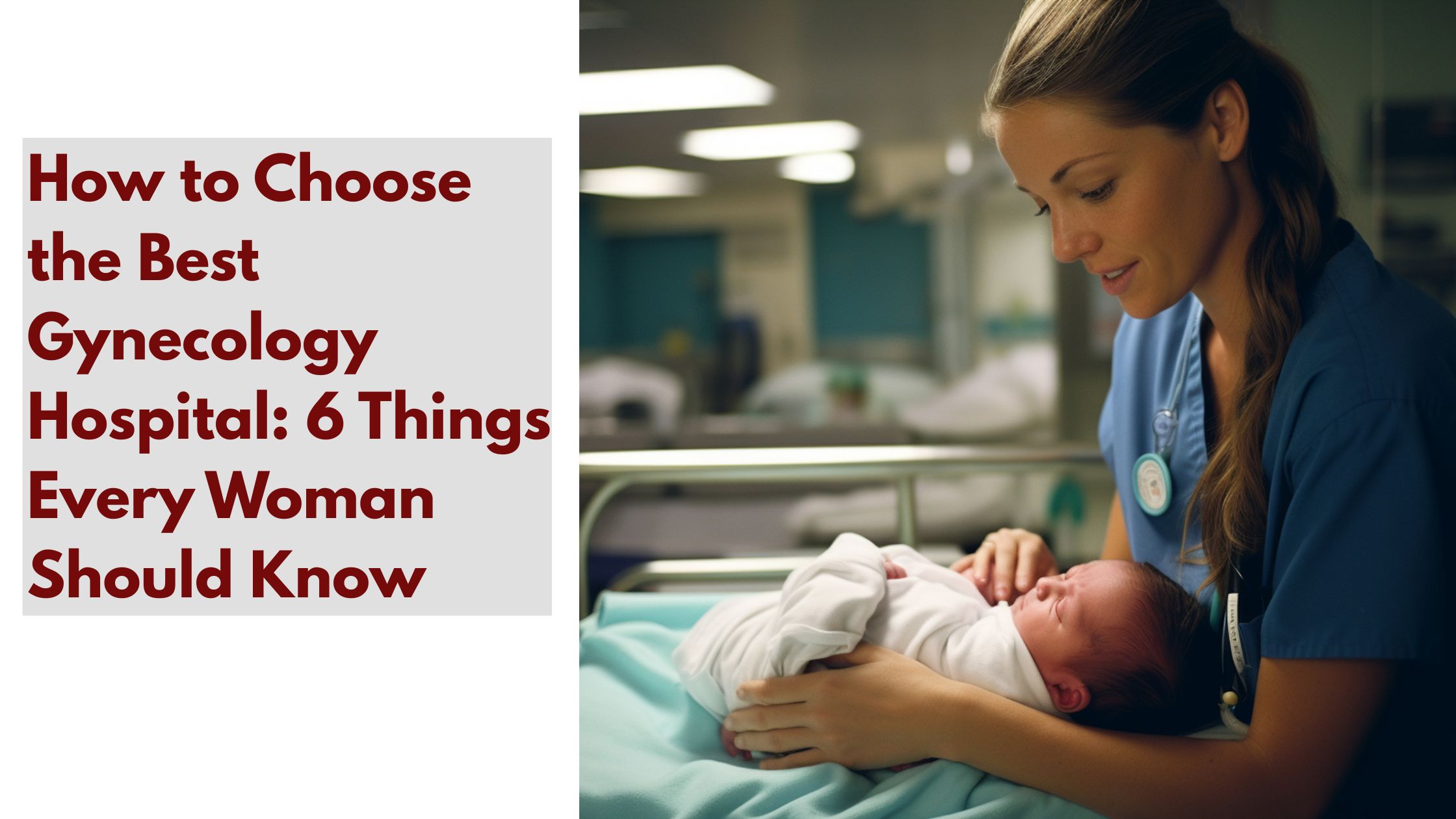 How to Choose the Best Gynecology Hospital: 6 Things Every Woman Should Know
