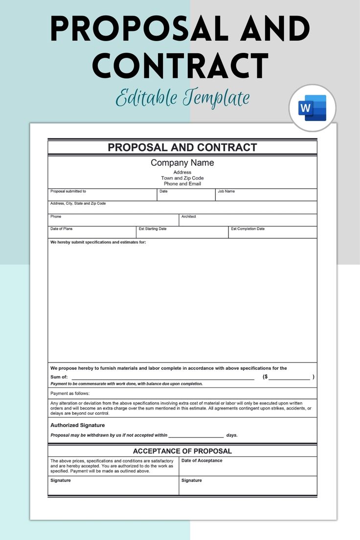 Why Contract Proposals Are Crucial for Service Agreements