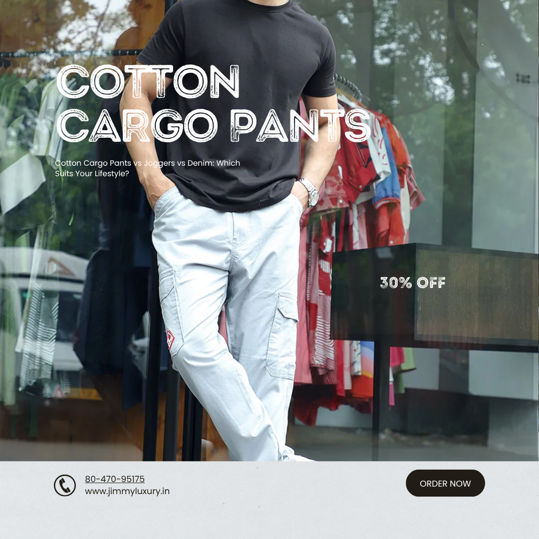 Cotton Cargo Pants vs Joggers vs Denim: Which Suits Your Lifestyle?