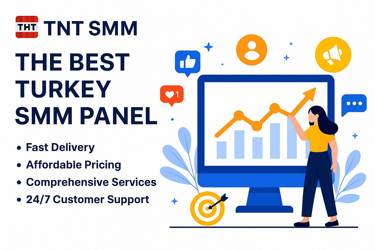 Best Turkey SMM Panel in 2025 – Trusted & Fast Services by TNT SMM