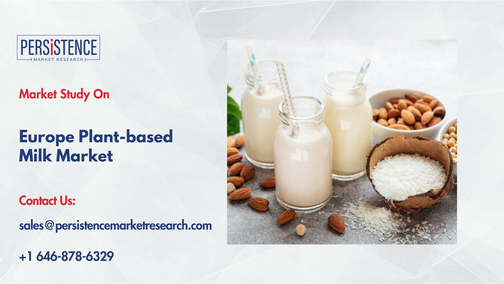 Europe Plant-based Milk Market Players Compete with Functional Drinks