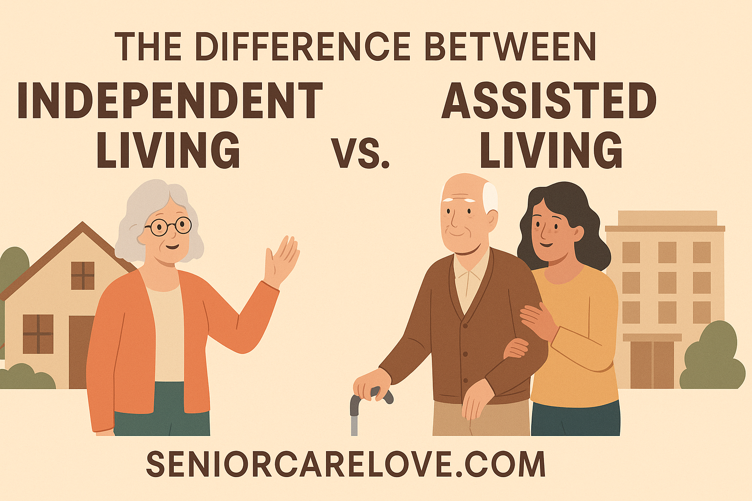 The Difference Between Independent and Assisted Living