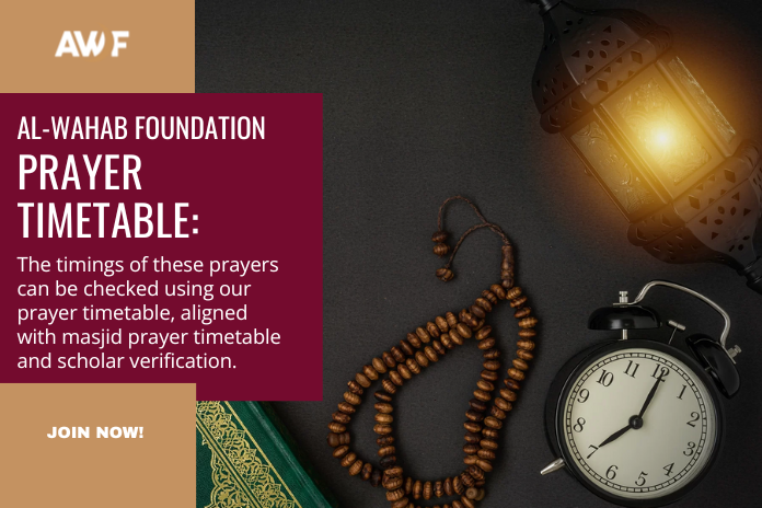 UK Prayer Timetable | Check Salah Times for London, Birmingham & Manchester