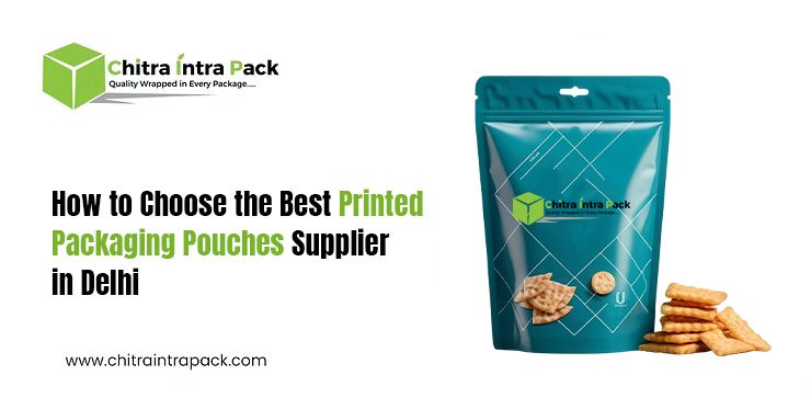 Custom printed dried fruit packaging pouches manufacturer in Delhi