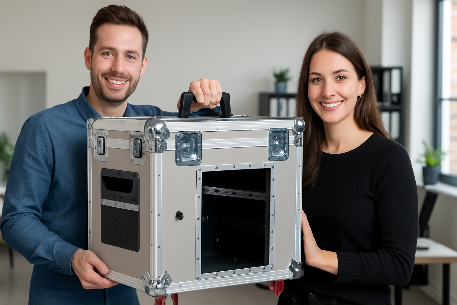 Durable Rack Flight Cases for Audio Equipment and Studio Gear