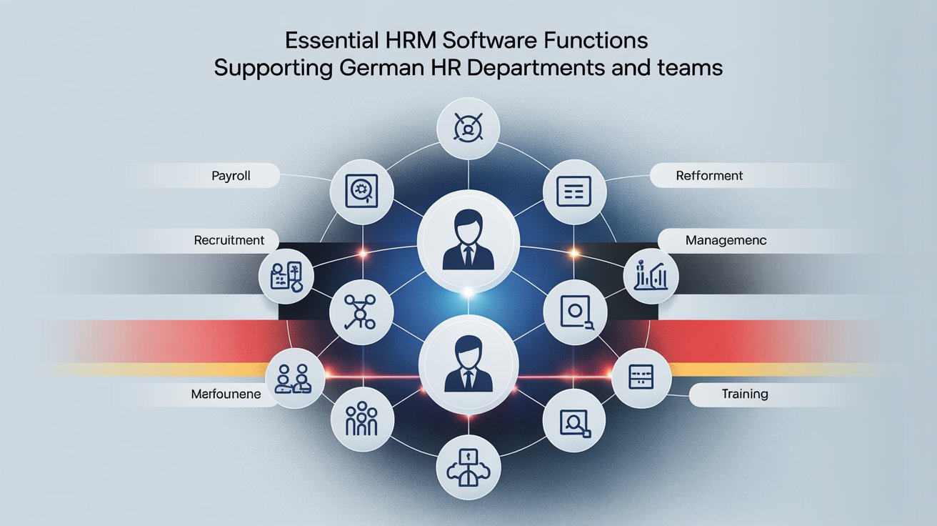 Essential HRM Software Functions Supporting German HR Departments and Teams