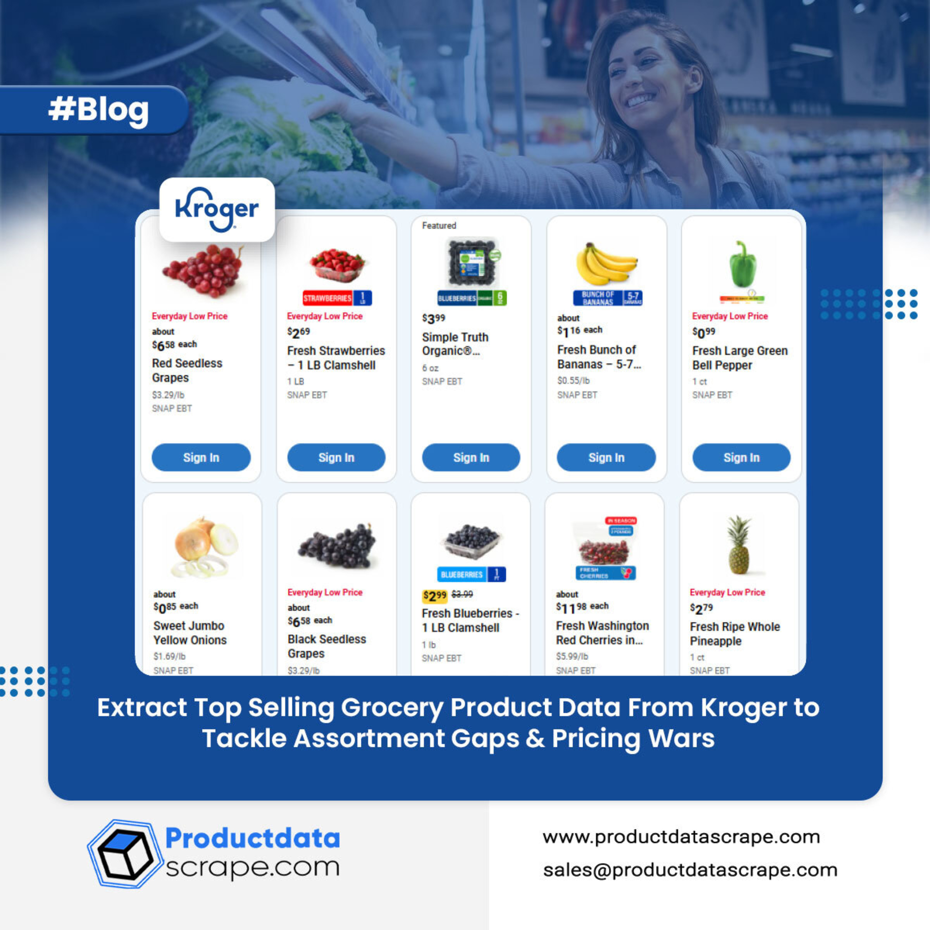 Extract Top Selling Grocery Product Data From Kroger