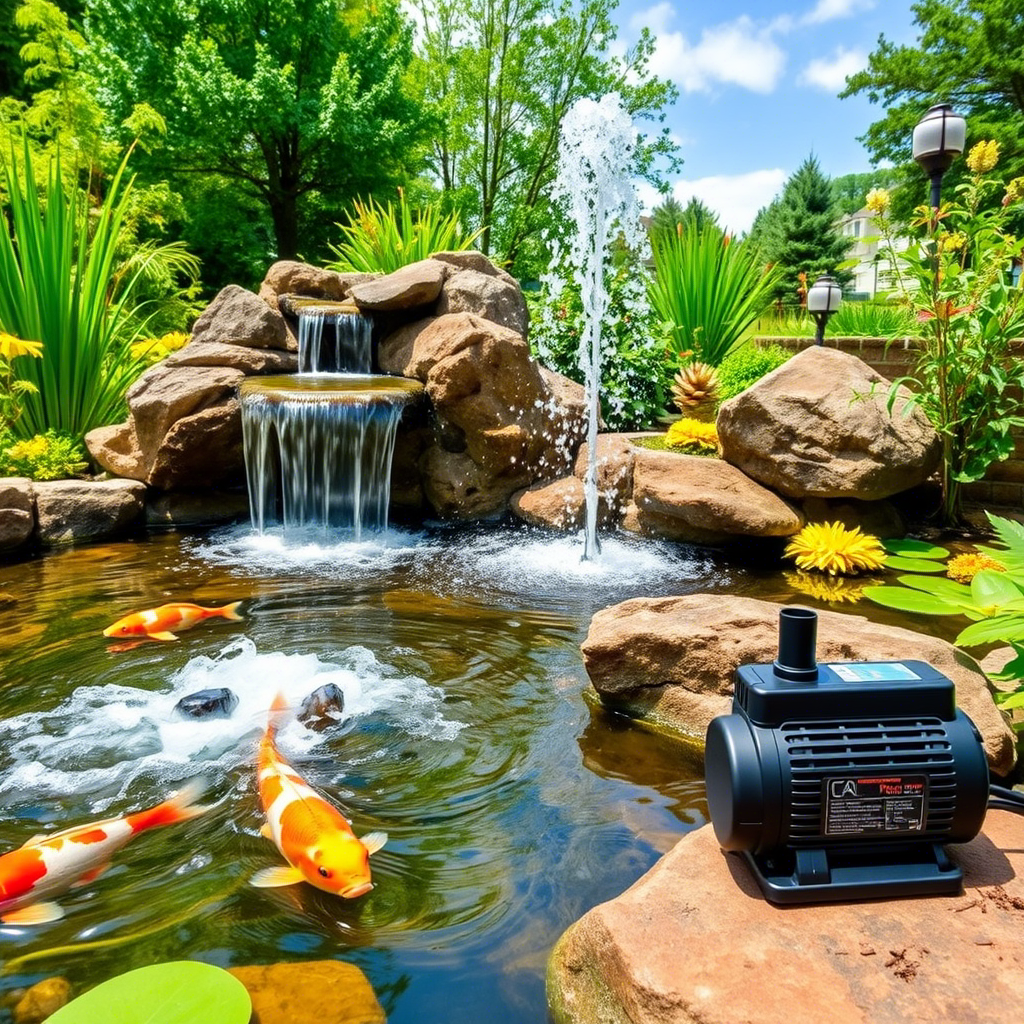 Keep Your Water Clean and Flowing: Choosing the Right Pond Pump