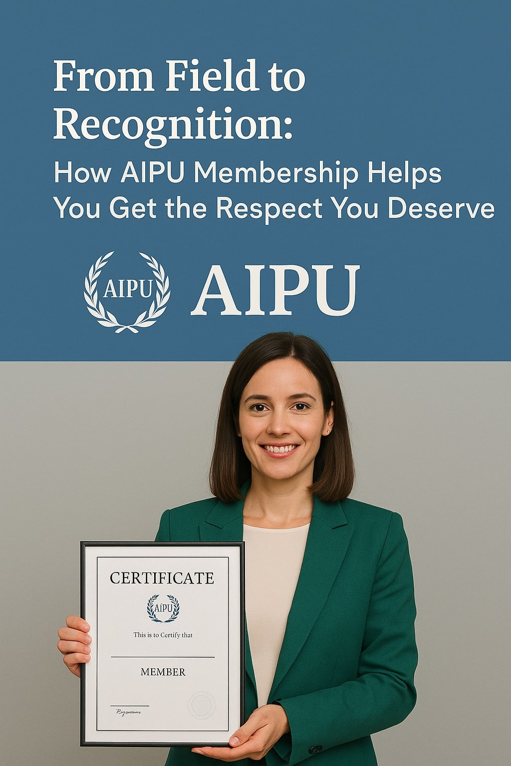 From Field to Recognition: How AIPU Membership Helps You Get the Respect You Deserve