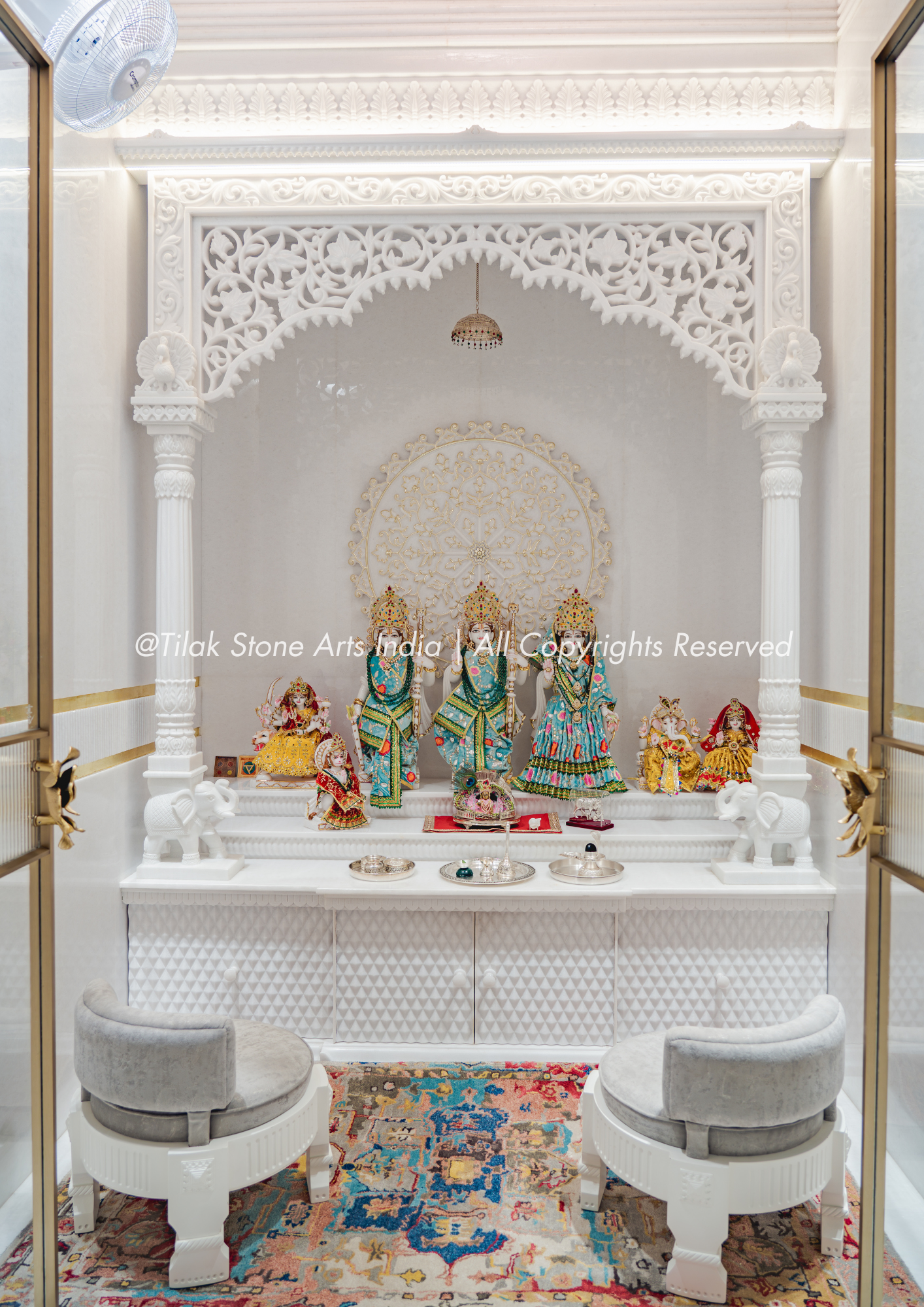 The Journey to Serenity: From Concept to Creation of Your Ideal Marble Mandir Design