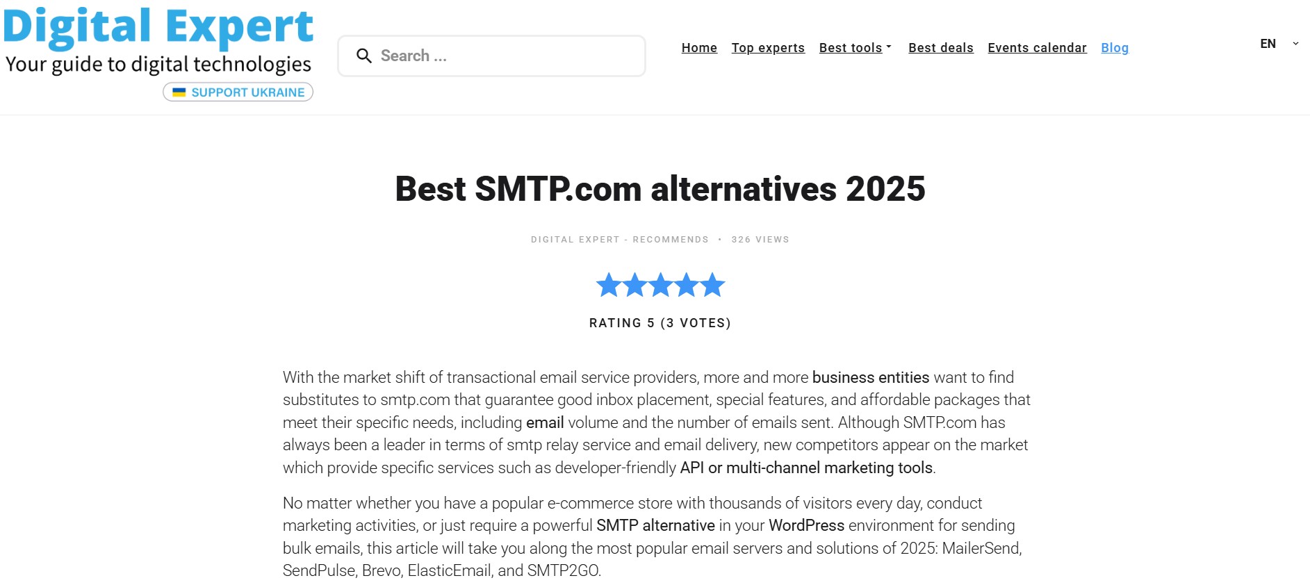 SMTP.com Alternatives: Choosing the Best Email Delivery Platform for Your Business in 2025