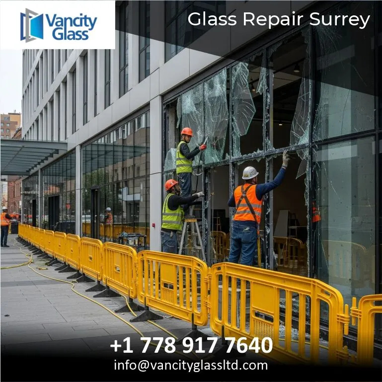Glass Repair Surrey – Trusted Solutions by Vancity Glass Ltd
