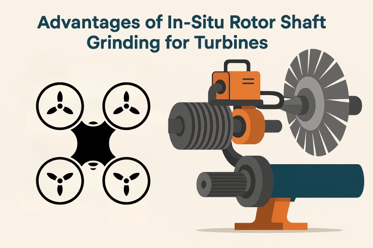 7 Advantages of In-Situ Rotor Shaft Grinding for Turbines
