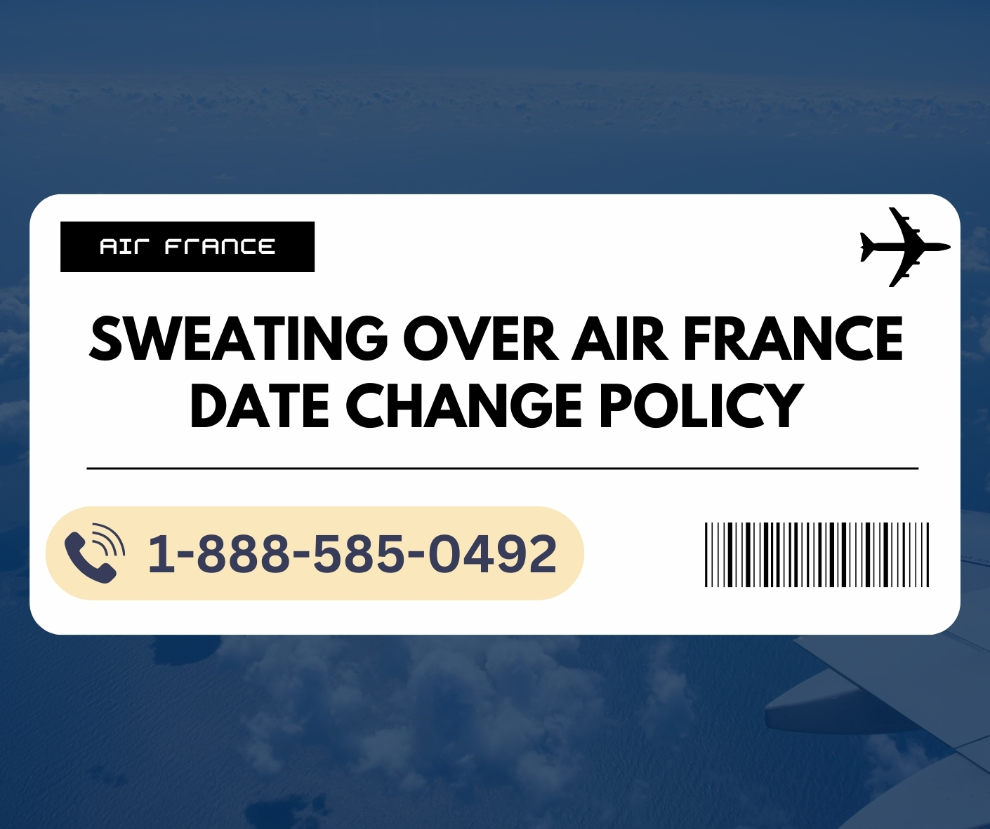 Change Air France Flight Quick 888-585-0492