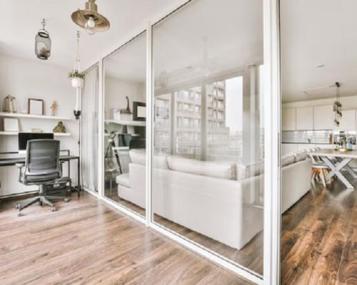 What makes uPVC sliding doors ideal for office spaces?