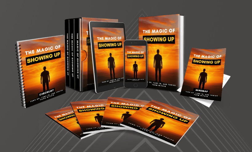 (PLR) The Magic Of Showing Up Review – Full Private Label Business-In-A-Box For the Self-Help Niche